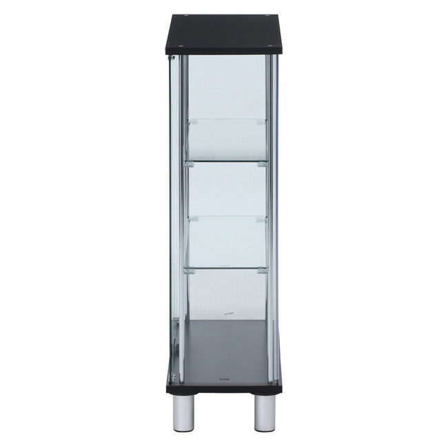楽天市場】ガラスディスプレイケース 3段 ワイド 脚付 ガラス