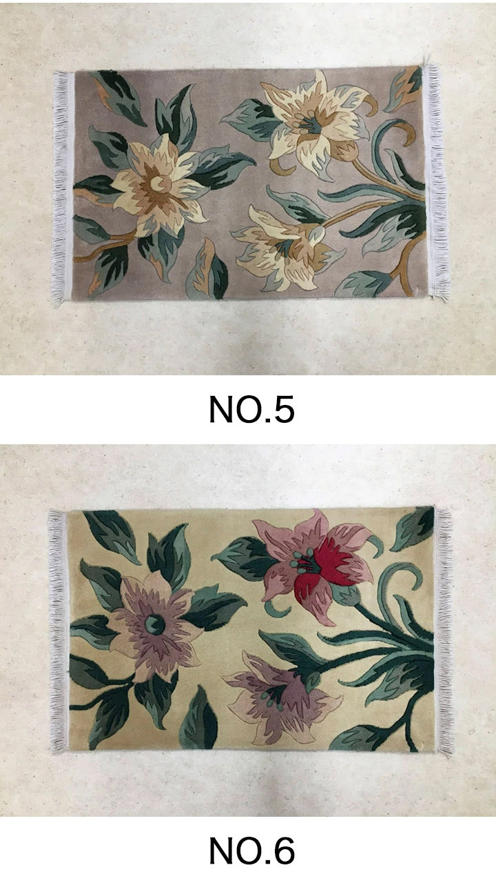 楽天市場】【中国 天津段通 ウール 玄関マット】絨毯(じゅうたん