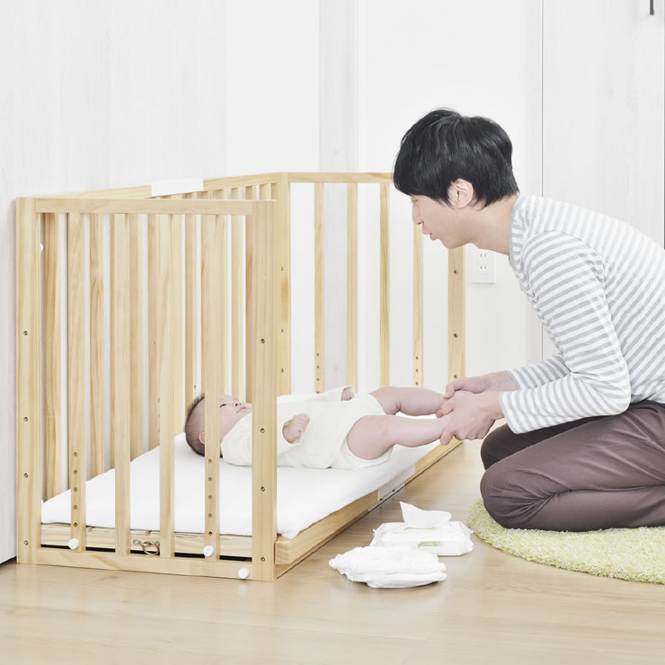 楽天市場】そいねーる3ベビーベッド 3点セット（ベッド＋ベビー布団