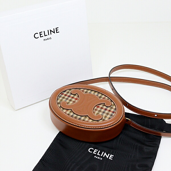 楽天市場】セリーヌ CELINE クロスボディ オーバルパース キュイル