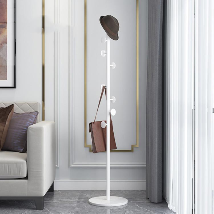 楽天市場】ポールハンガー 大理石 スチール ハンガーラック コート