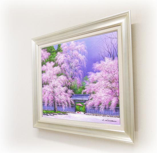 楽天市場】絵画 油絵 角館の桜 F30号 （木村由記夫） 送料無料 【肉筆