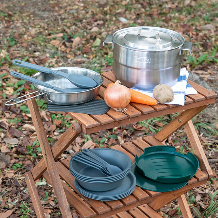 スタンレー ベースキャンプクックセット キャンプ鍋皿カトラリーセット