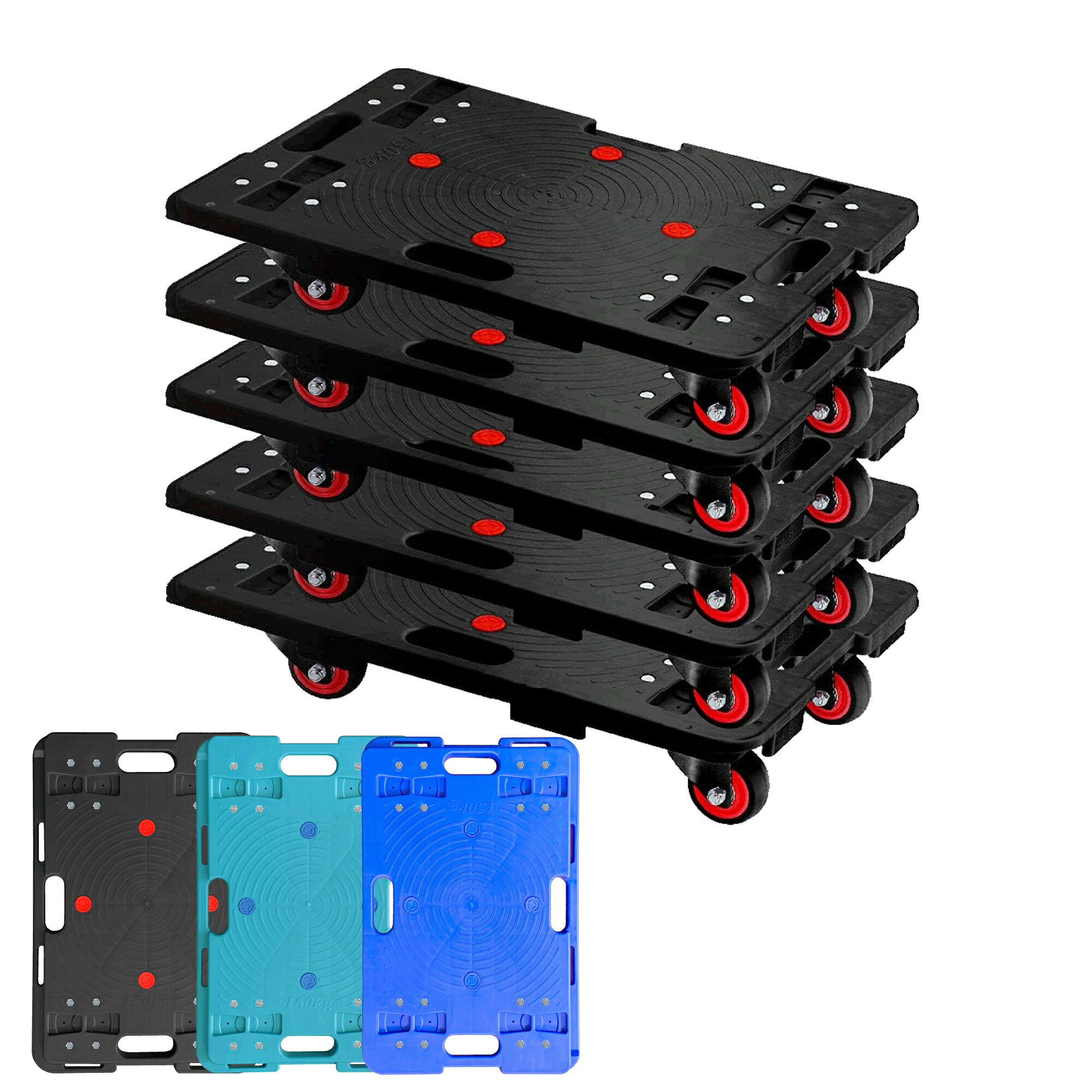 楽天市場】5台セット 連結平台車 平台車 連結台車 ドーリー ドリー