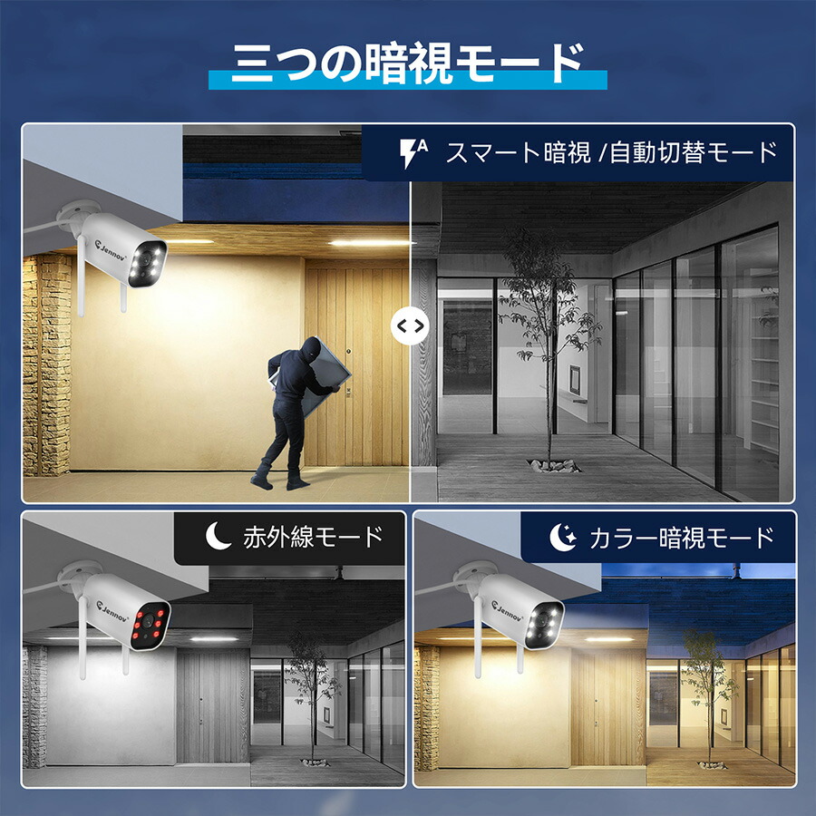 楽天市場】【2月28日前後入荷】【ワイヤレス増設専用防犯カメラ・500万