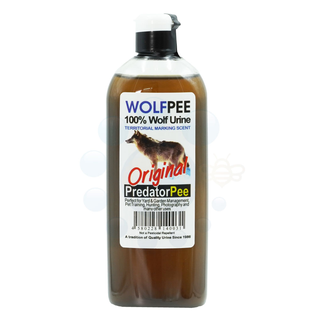 楽天市場】忌避剤 ウルフピー 液体 340ml クマよけ サル シカ イノシシ