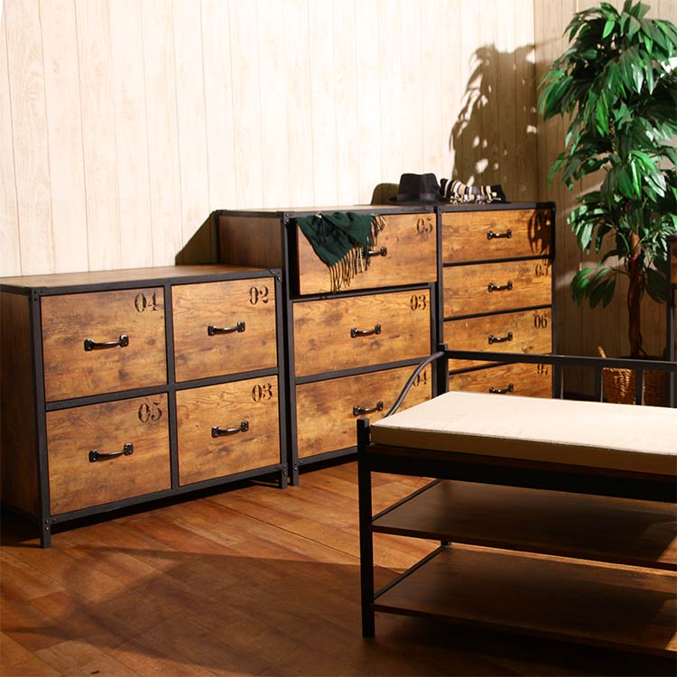 楽天市場】「クルト」3段チェスト : おしゃれ家具・照明の快適ホームズ