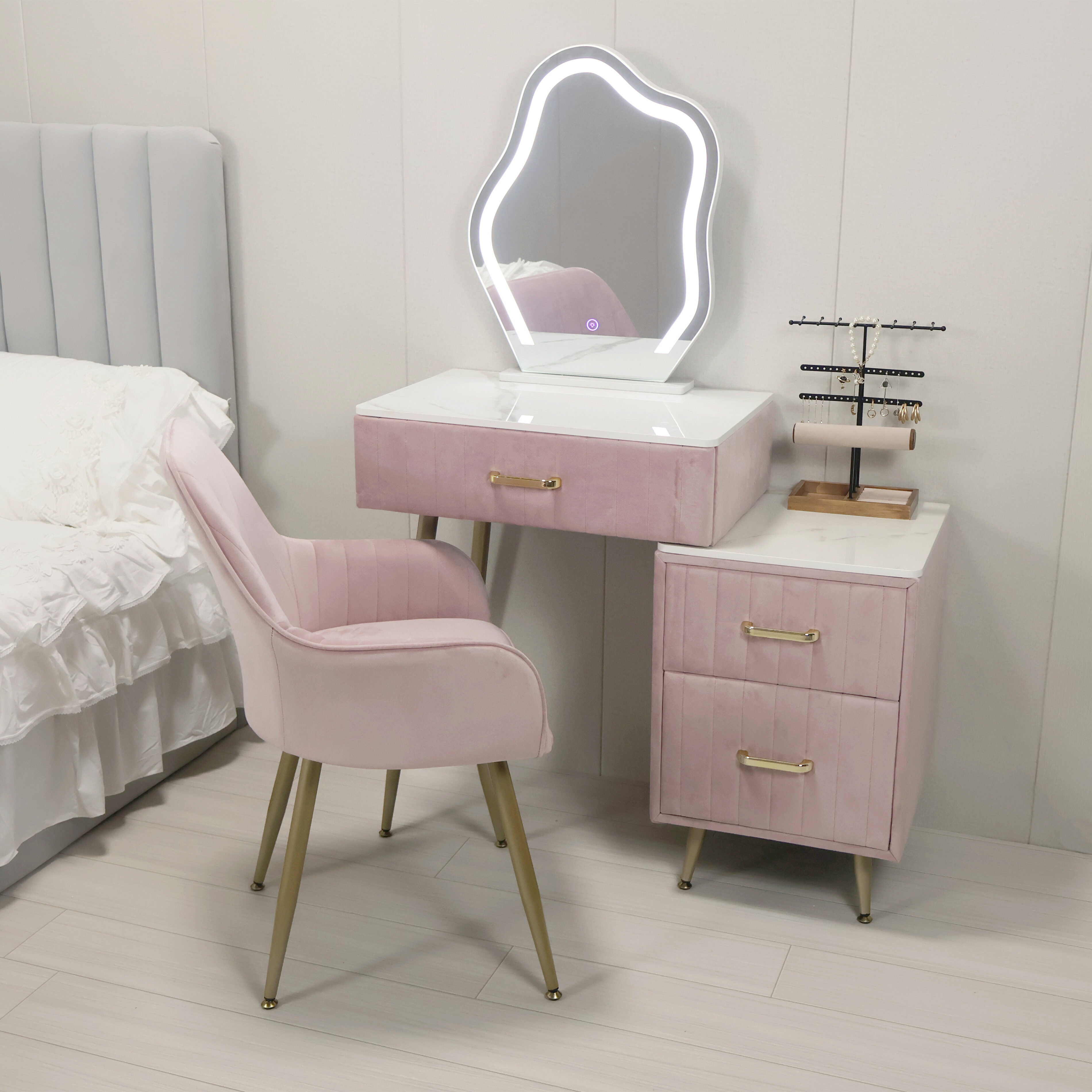 楽天市場】ドレッサー おしゃれ 女優ミラー《自社製品》可愛い デスク