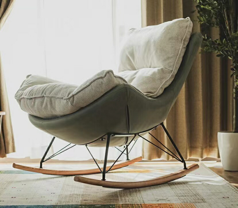 楽天市場】マラソン限定クーポン実施中 ロッキングチェア オットマン