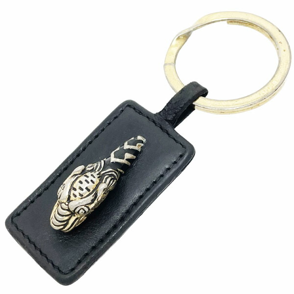 質屋購入】グッチ GUCCI タイガー キーリング キーホルダー 質屋購入