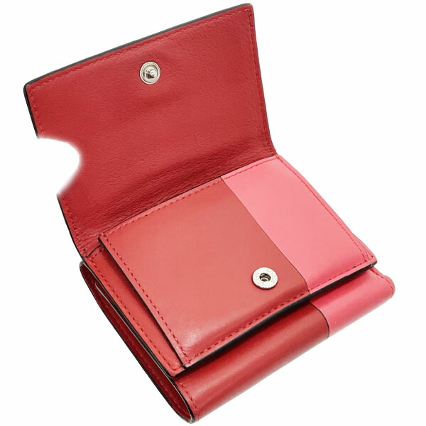 楽天市場】ロエベ 財布 トライフォールド ウォレット カーフ レザー 革