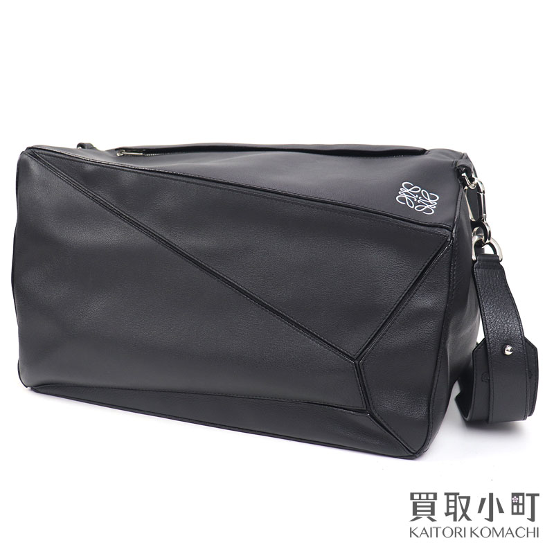 楽天市場】【美品】ロエベ 【LOEWE】 パズルバッグ XL ブラック