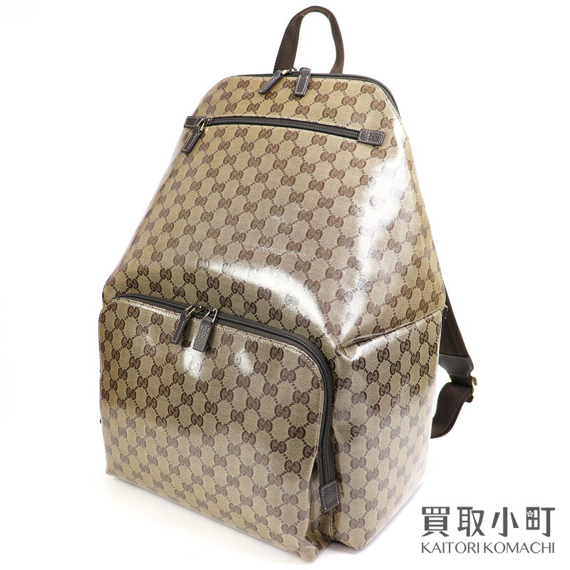楽天市場】【美品】グッチ 【GUCCI】 GGクリスタル バックパック