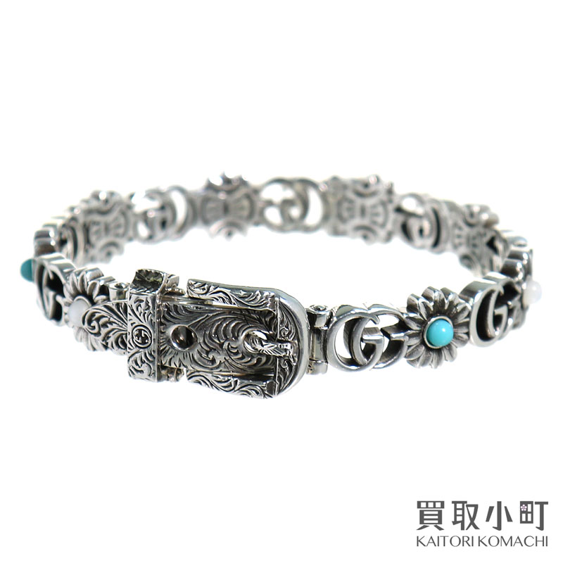 楽天市場】【美品】グッチ【GUCCI】ダブルG フラワーブレスレット