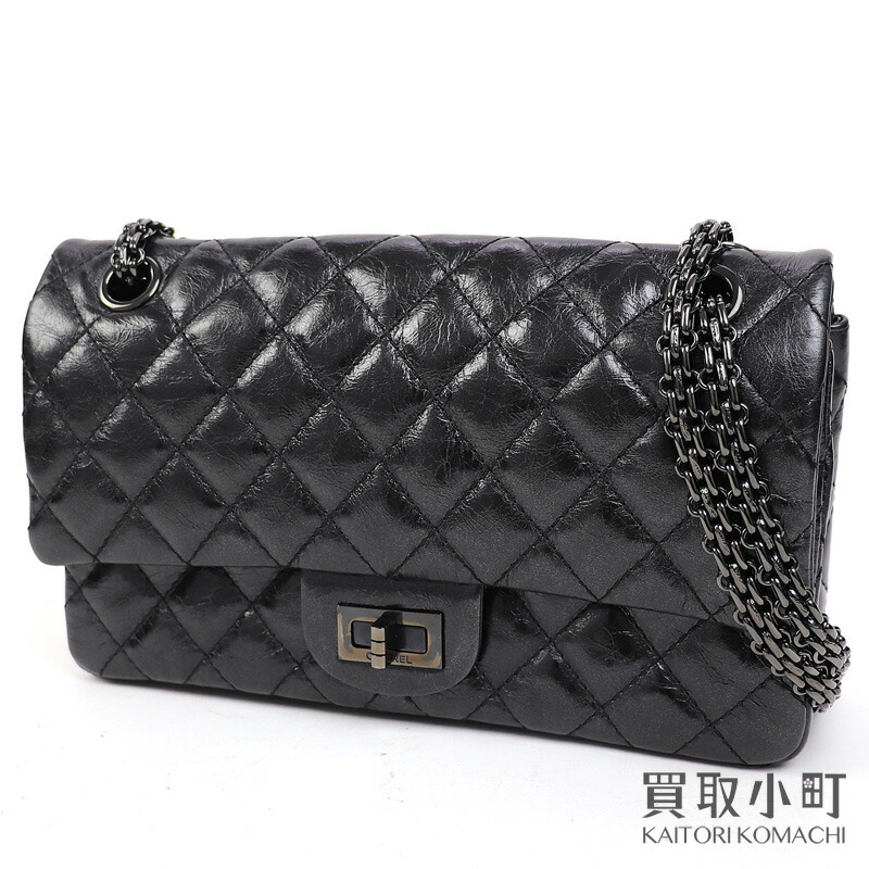 楽天市場】【美品】シャネル 【CHANEL】2.55 ハンドバッグ ブラック