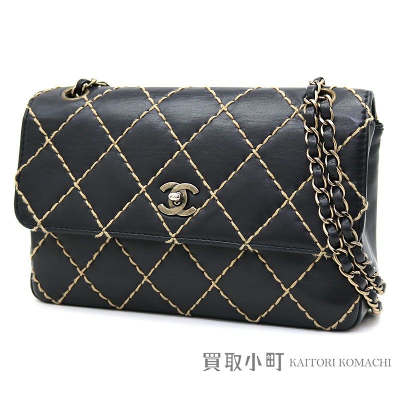 楽天市場】シャネル 【CHANEL】 ワイルドステッチ Wチェーンショルダー