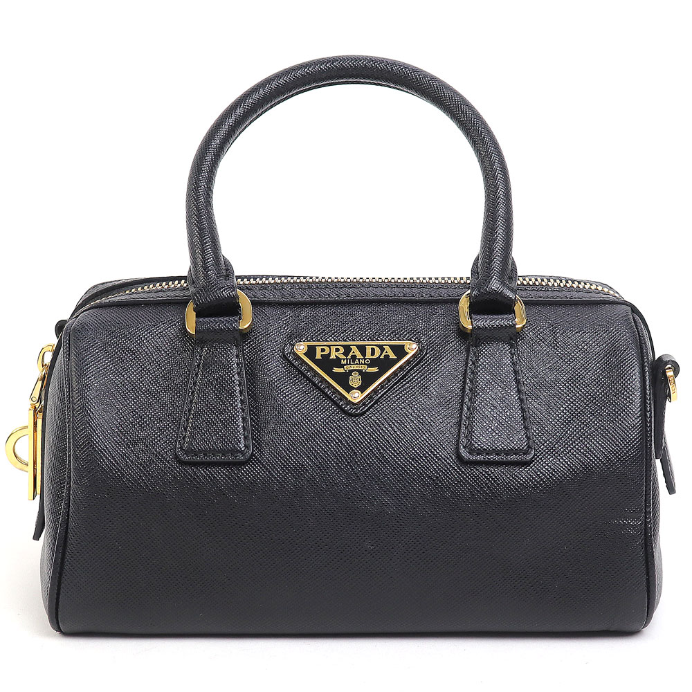 楽天市場】プラダ【PRADA】サフィアーノレザー トップハンドルバッグ