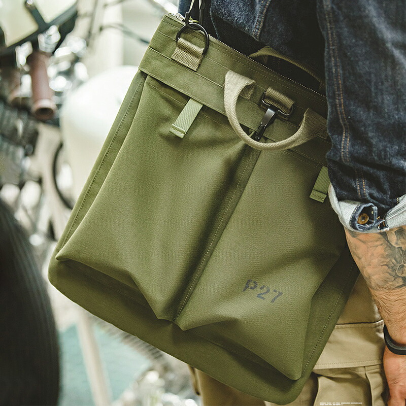 楽天市場】ヘルメット バッグ 米軍 70S 復刻 フライヤーズ メンズ