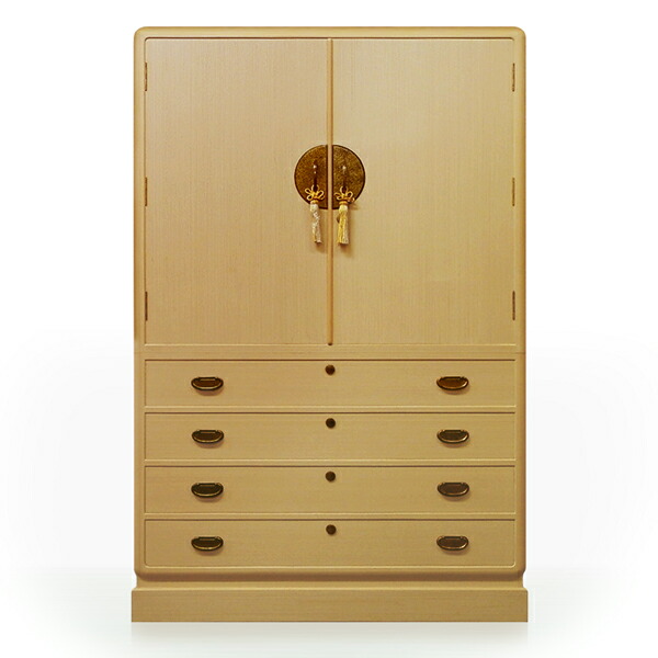 楽天市場】[受注生産] 伝統的工芸品 加茂総桐箪笥 衣装箪笥 玉本山胴厚