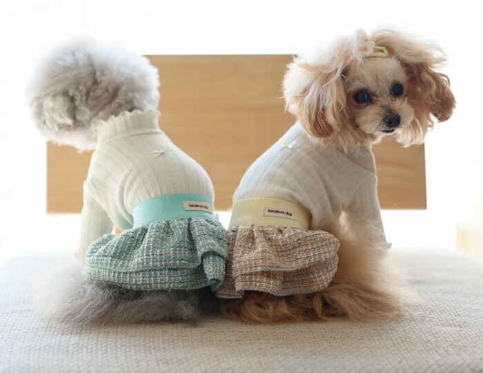 楽天市場】【犬 服 スカート】ツイードフリルスカート 鎌倉DOG
