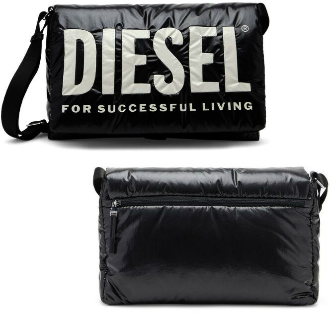楽天市場】DIESEL ディーゼル ショルダーバッグホワイトビッグロゴ