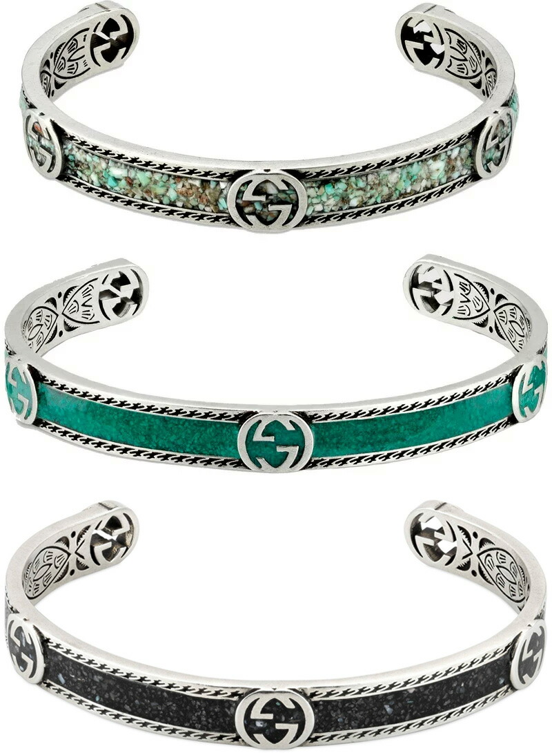 楽天市場】GUCCI グッチ インターロッキングGバングルブレスレット