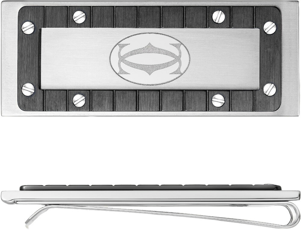 楽天市場】Cartier カルティエマネークリップ 紙幣クリップシルバー