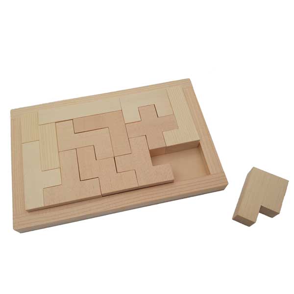 楽天市場】≪木工のクニミチ工芸≫木製ブロック ペントミノ・パズル