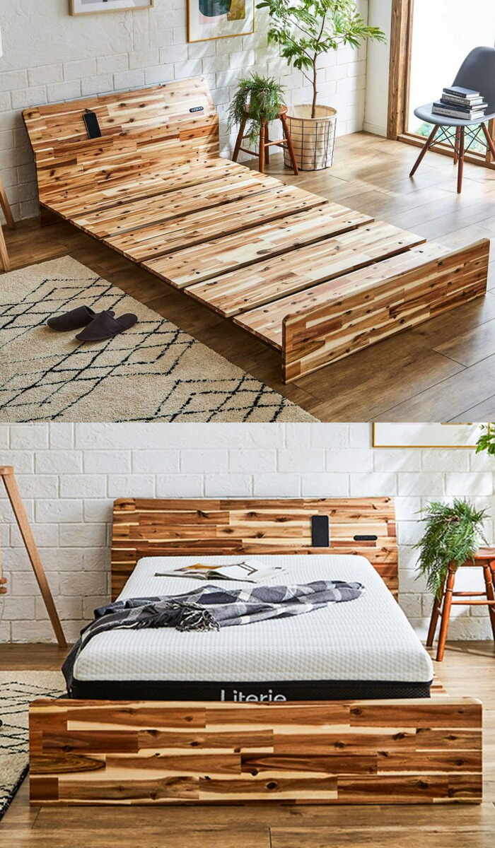 楽天市場】ベッド ダブルベッド ベッドフレーム 寝具 おしゃれ