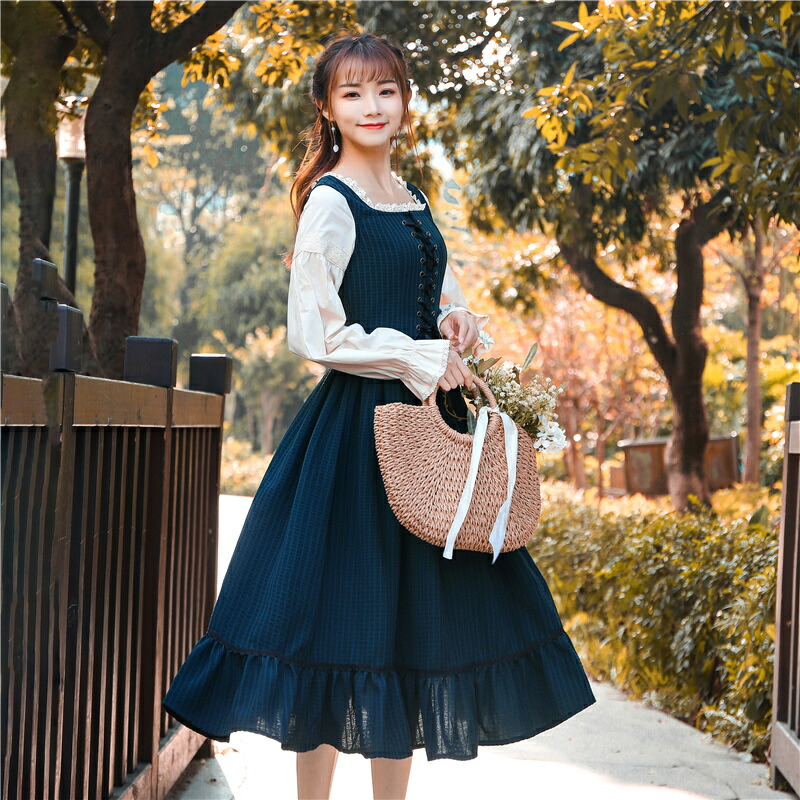 rosymonster パインコーン フリルトップス×スカート ブロークンフリル