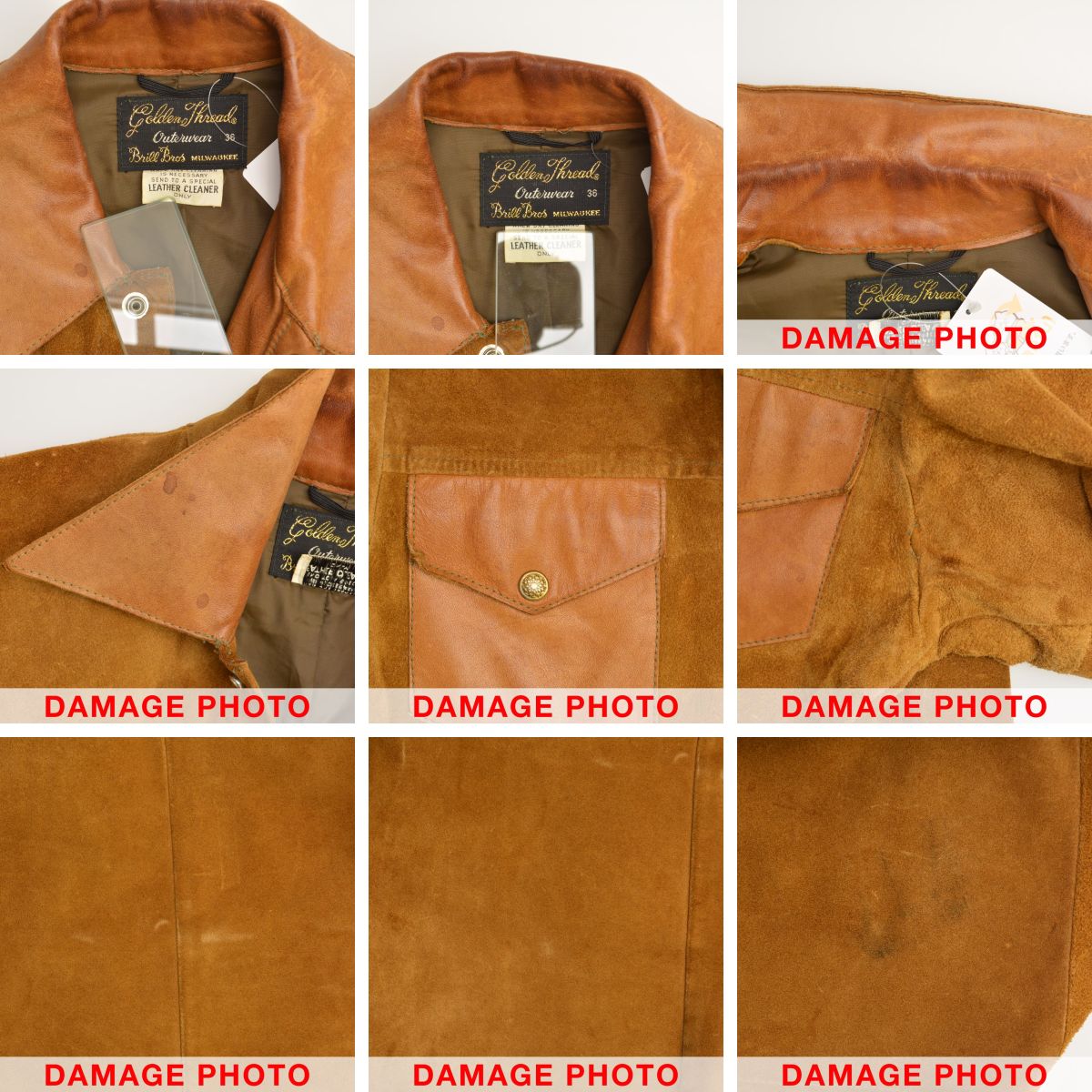 楽天市場】【中古】Golden Thread Brill Bros70s スエードレザー