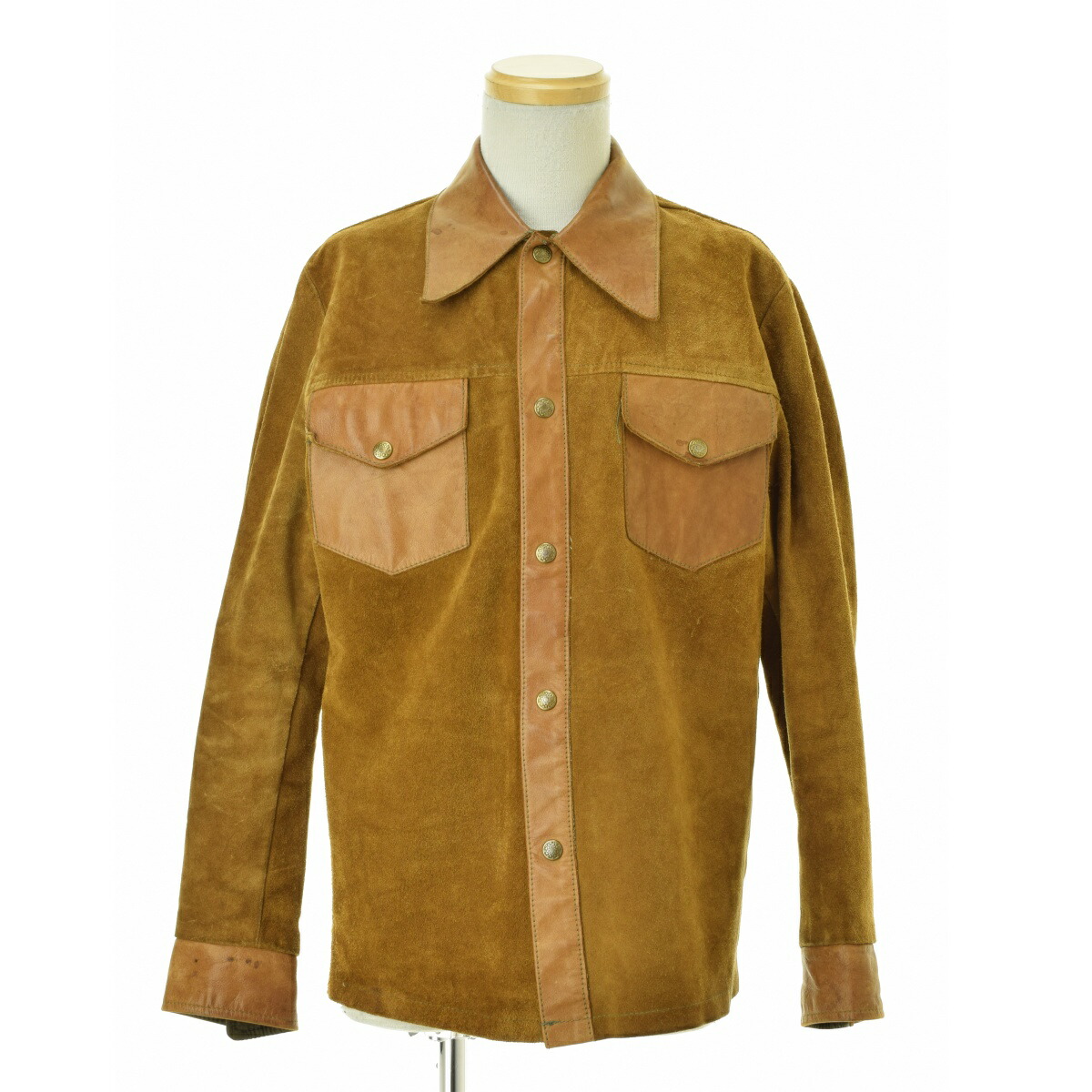 楽天市場】【中古】Golden Thread Brill Bros70s スエードレザー