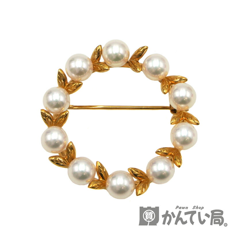 楽天市場】TASAKI 【田崎真珠】ブローチ K18 パール 真珠 ゴールド
