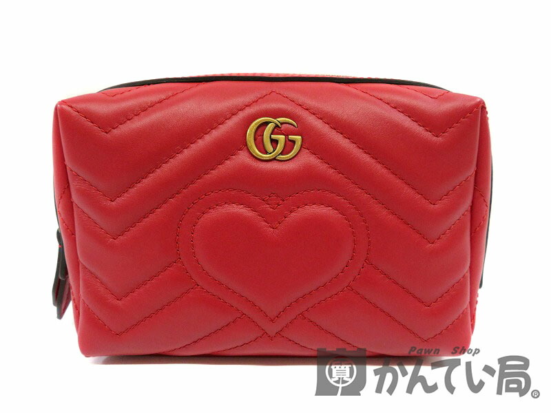 楽天市場】GUCCI【グッチ】476165 コスメポーチ GGマーモント 化粧