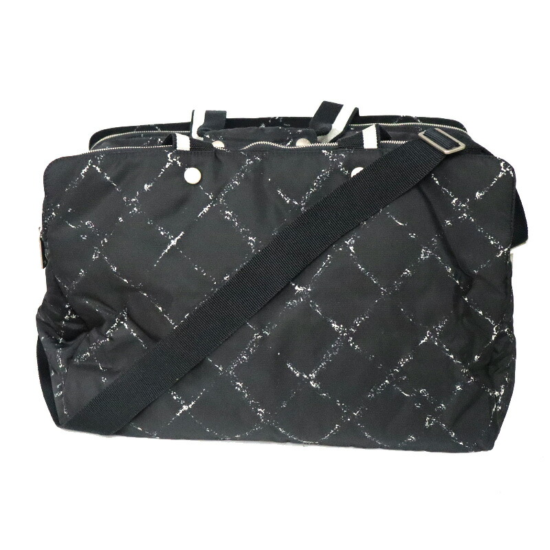 楽天市場】シャネル Chanel ボストンバッグ 旧トラベルライン 【中古