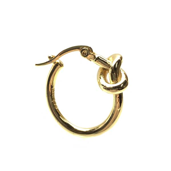 楽天市場】CELINE セリーヌ ノット スモール フープ ピアス 金色