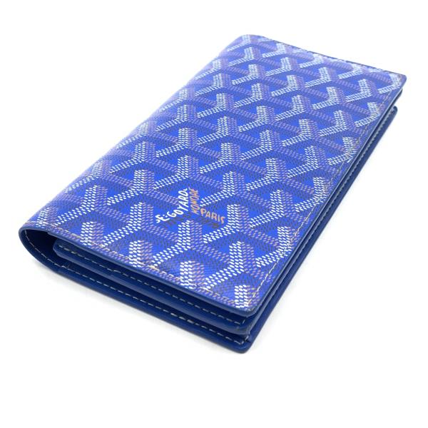 楽天市場】GOYARD ゴヤール リシュリュー PVC 二つ折り 長財布 ブルー