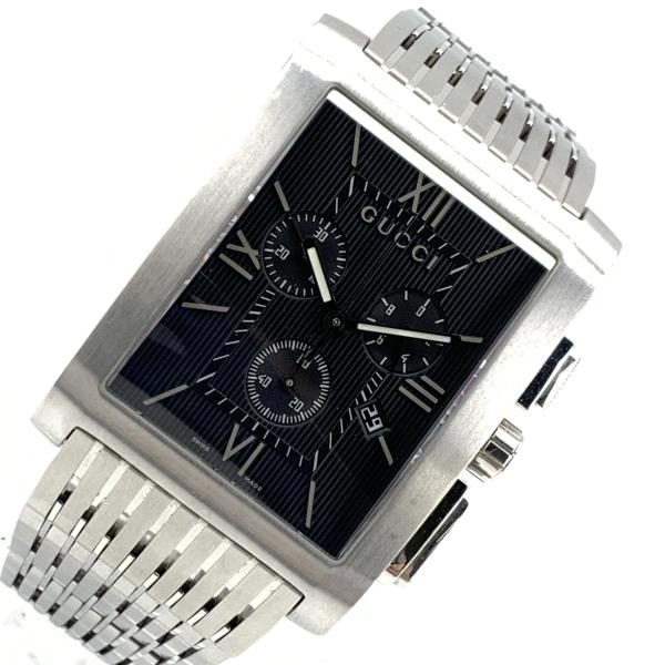 楽天市場】GUCCI グッチ 8600M Gメトロ メンズ 腕時計 クオーツ 黒文字