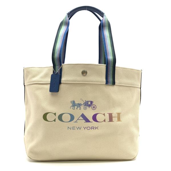 楽天市場】COACH コーチ 91170 レインボー ロゴ トートバッグ