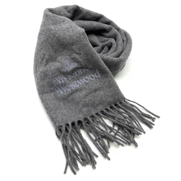 楽天市場】ヴィヴィアンウエストウッド マフラー ストール グレー 灰色