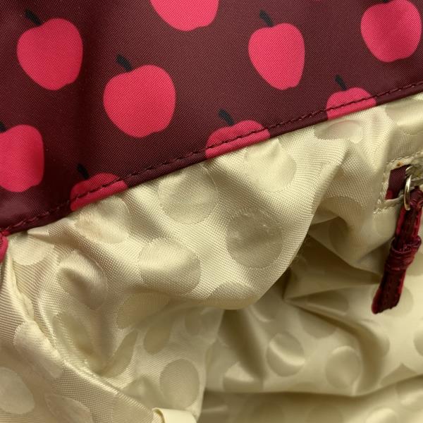 楽天市場】Kate Spade ケイトスペード PXRU4253 リンゴ柄 トートバッグ