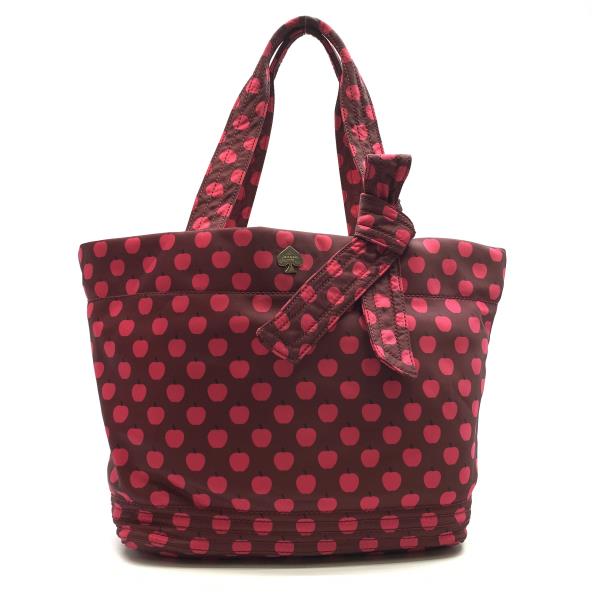 楽天市場】Kate Spade ケイトスペード PXRU4253 リンゴ柄 トートバッグ