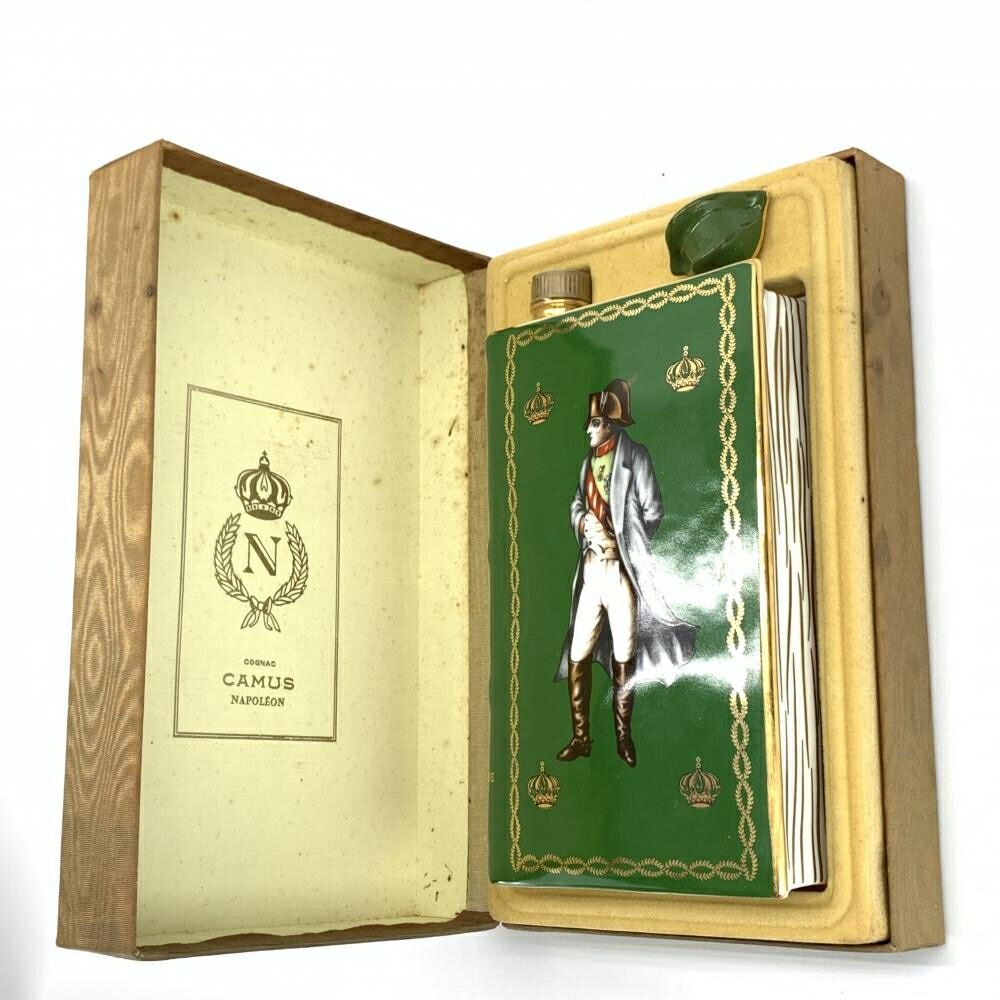 楽天市場】CAMUS カミュ ナポレオンブック 700ml 40% 緑 コニャック