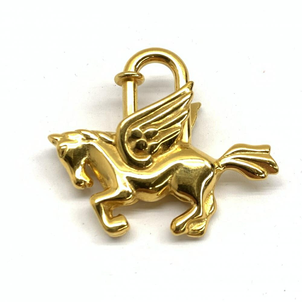 楽天市場】HERMES エルメス ペガサス カデナ 南京錠 ゴールド GP