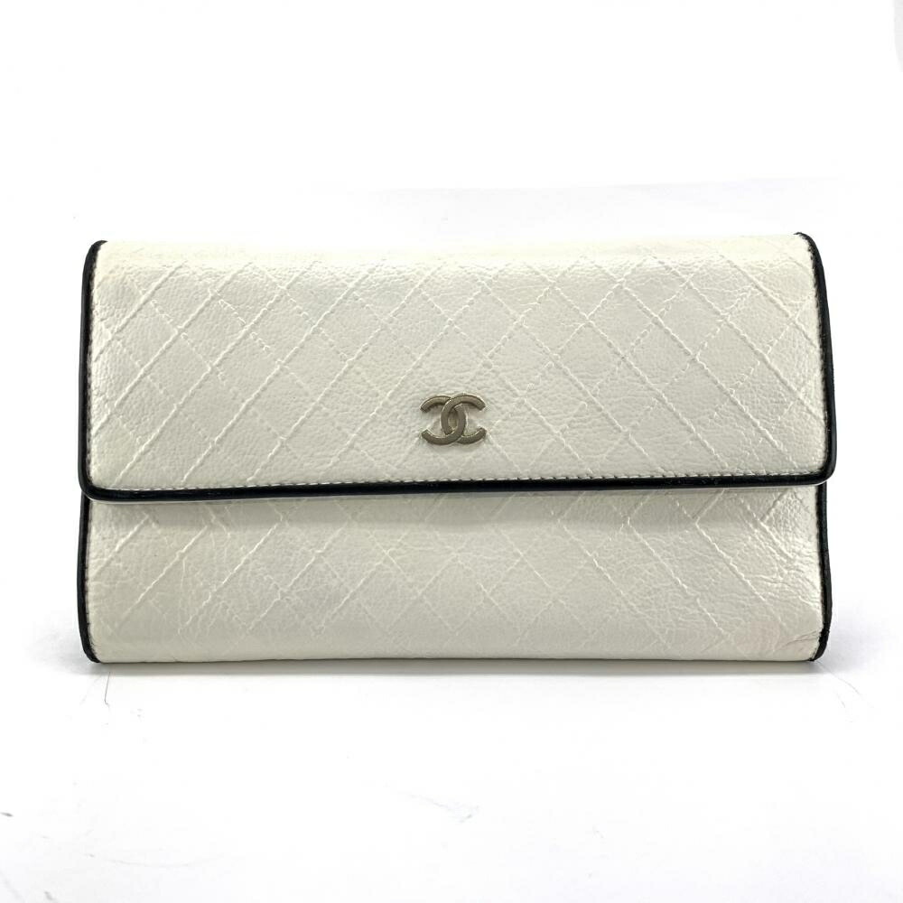 楽天市場】CHANEL シャネル ピコローレ 三つ折り長財布 レザー