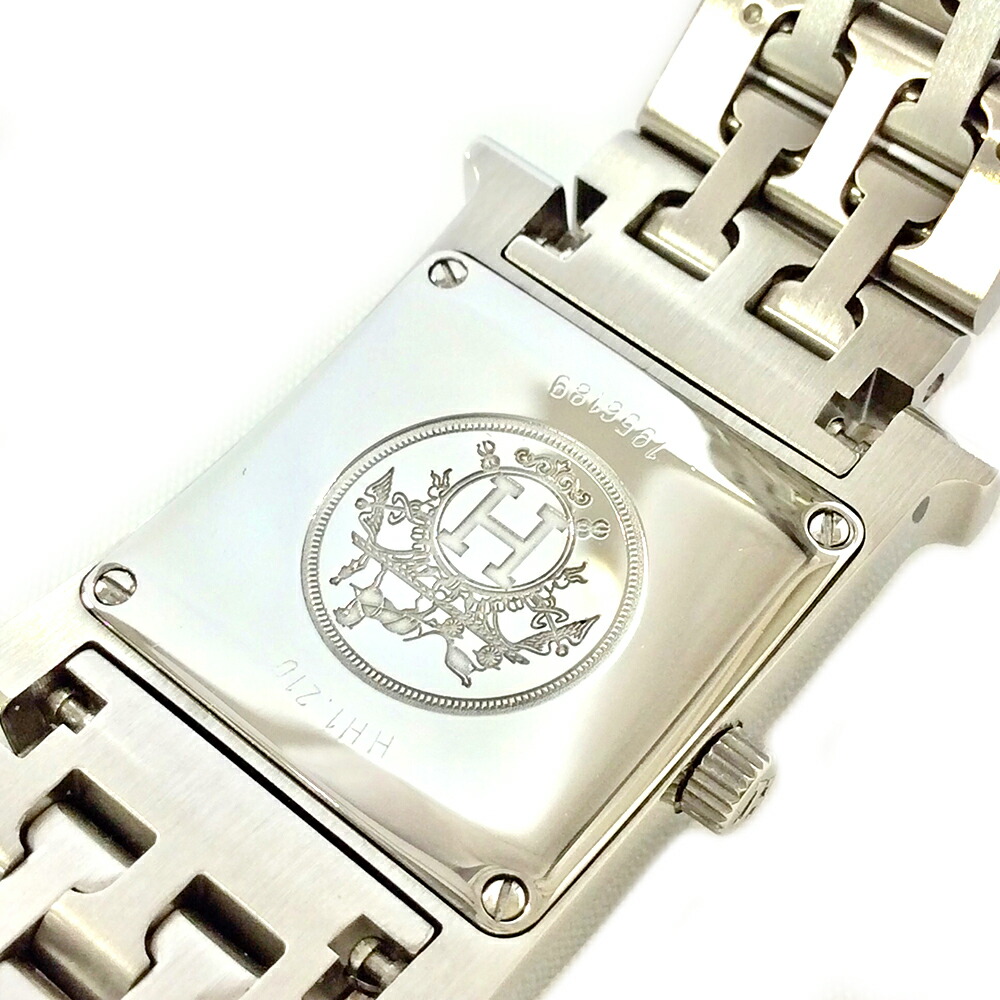 楽天市場】U【HERMES】 Hウォッチ HH1.210 SS ステンレス シルバー