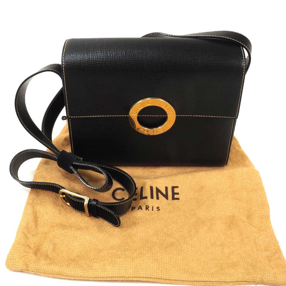 楽天市場】N【中古】【CELINE】セリーヌ サークルロゴ ショルダー