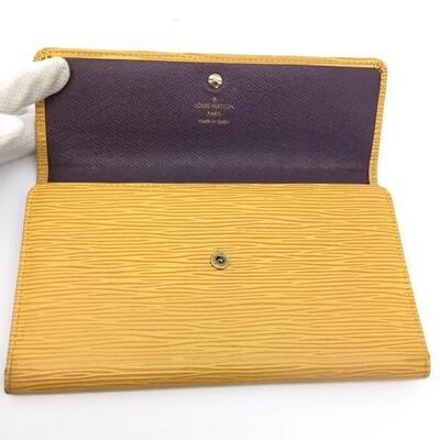 楽天市場】LOUIS VUITTON【ルイヴィトン】三つ折り長財布 M63389 エピ