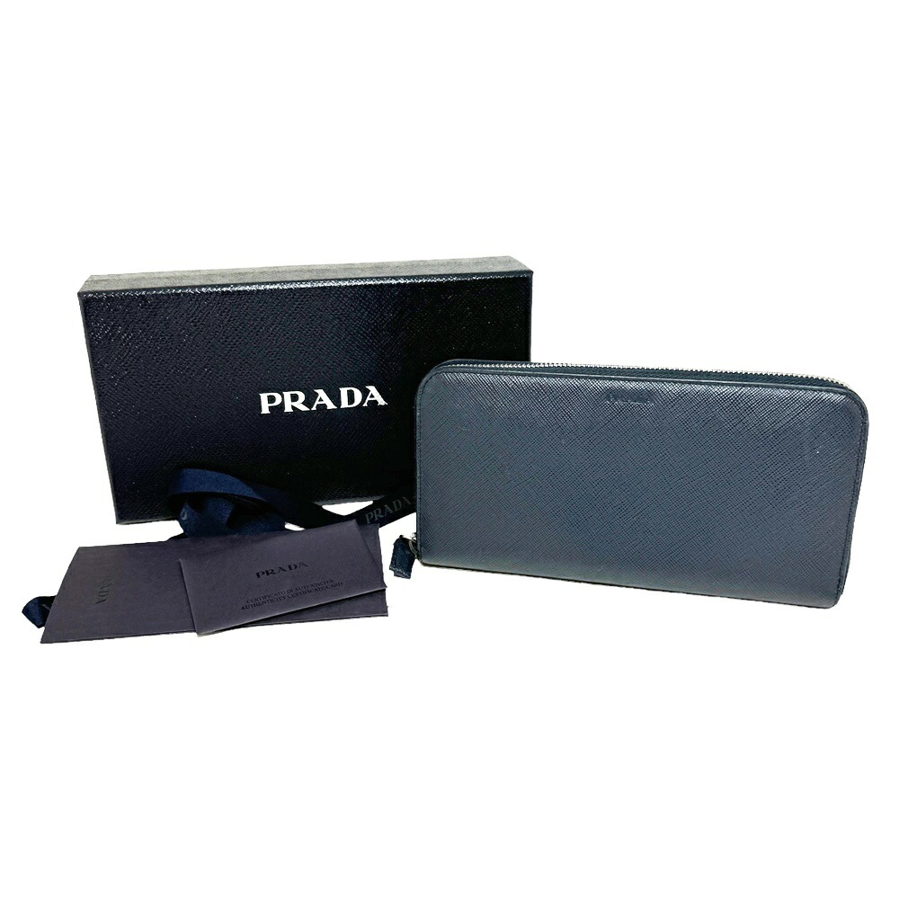 楽天市場】PRADA【プラダ】 2ML317 ラウンドファスナー 長財布