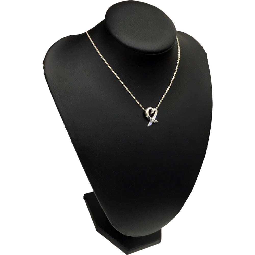 楽天市場】［泉店］ 【美品】 ティファニー ラビングハート ネックレス